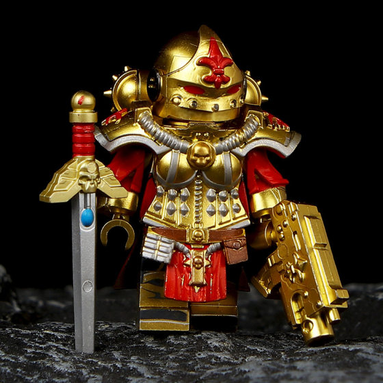 Dark Source Warhammer 40K Martyrdom Battle Nuns Gold Armor Edition Terminator Star Warrior Building Blocks Man