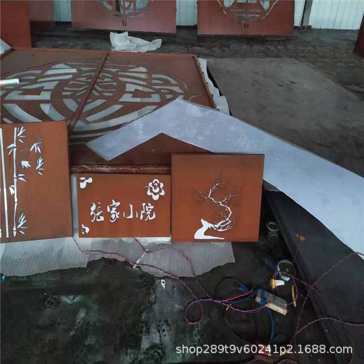 COR-TEN A耐候钢板现货供应景观设施用锈红板激光切割COR-TEN A