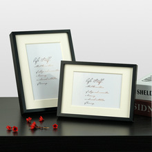 金属相框摆台高级感678910七寸全家福写真儿童照片装裱可摆台挂墙