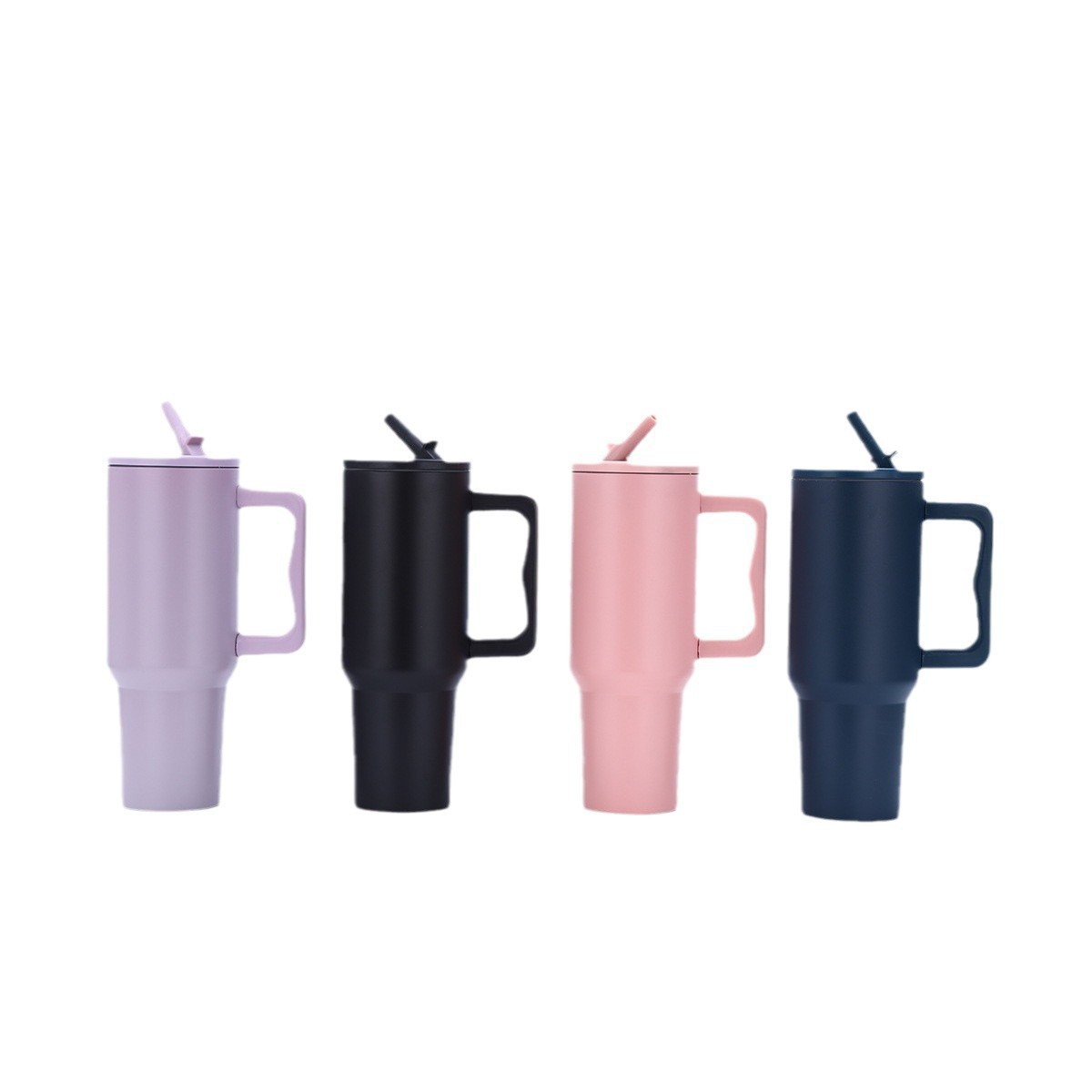 Transfronterizo 40oz taza de automóviles copas de cuatro generaciones de cubierta de boquilla de aislamiento de acero inoxidable fabricantes de tazas de automóviles al por mayor sin
