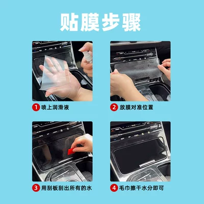 Car interior film: film, interior protection, navigation screen