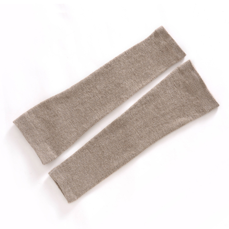 Cashmere Leg Warmers Unisex Over-The-Knee Long Socks for Air-Conditioned Rooms, Warm Knit Knee Pads for Elderly with Cold Legs