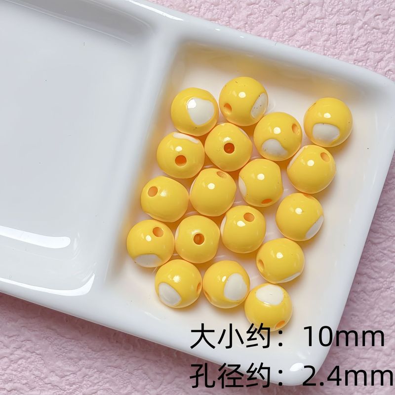 カード 10 アクリルペイントオイル滴下 2 色ラブビーズルースビーズ diy 手作りブレスレットネックレス素材ジュエリーアクセサリー|undefined