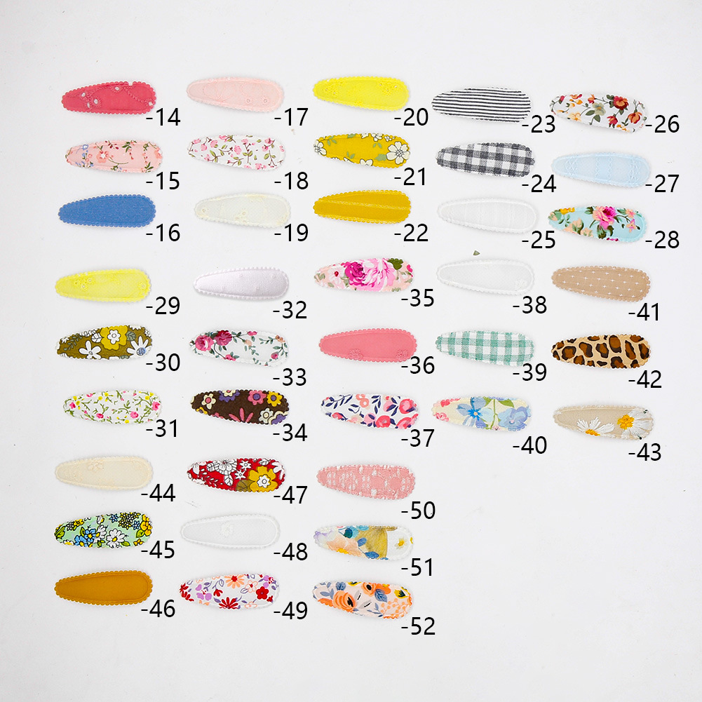 Cute Water Droplets Cloth Hair Clip 1 Set display picture 3