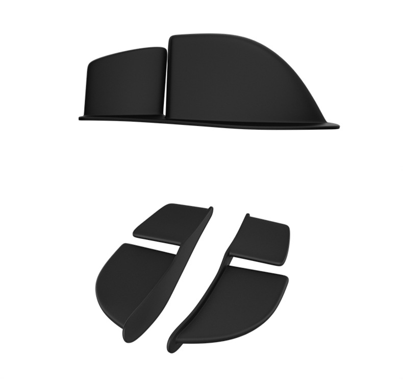 Suitable for Kawasaki Zx-6R Zx-636 Rear Wing 2019-2026 Rear Hump Air Side Wing Rear Gp Wind Wing