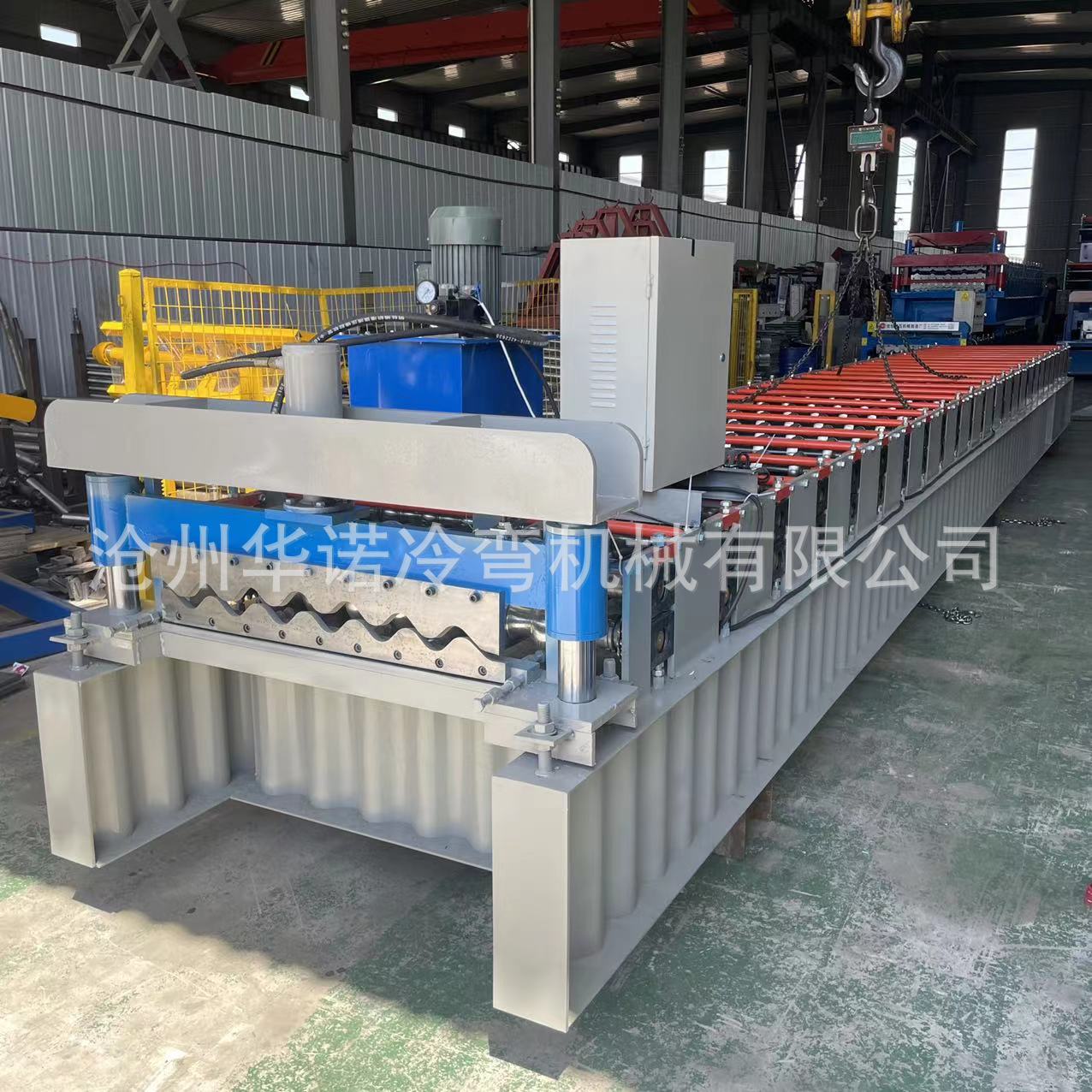 780大圆弧压瓦机彩钢冷弯设备钢结构墙板专用设备750梯形压瓦机