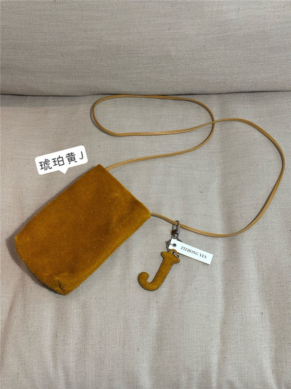 包包女2025早秋新款磨砂牛皮竖款手机包复古简约高级感单肩斜挎包|undefined