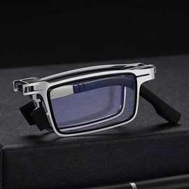 折叠老人老花眼镜男女高清防蓝光时尚抗疲劳超轻便携舒适老光眼镜