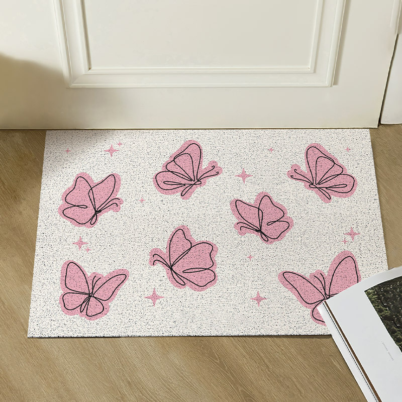 Non-slip Silk Loop Area Rug For Entryways And Home Flooring_voghion.com