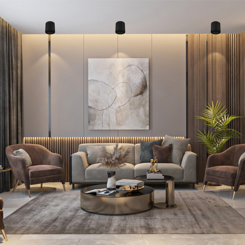 LED surface-mounted downlight with deep anti-glare eye-protection for home living room ceiling suspended installation surface-mounted downlight COB without a pendant light