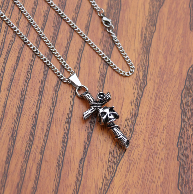 New Personalized Bat Red Diamond Leaf Nail Tiger Spiral Jewelry Chain_voghion.com