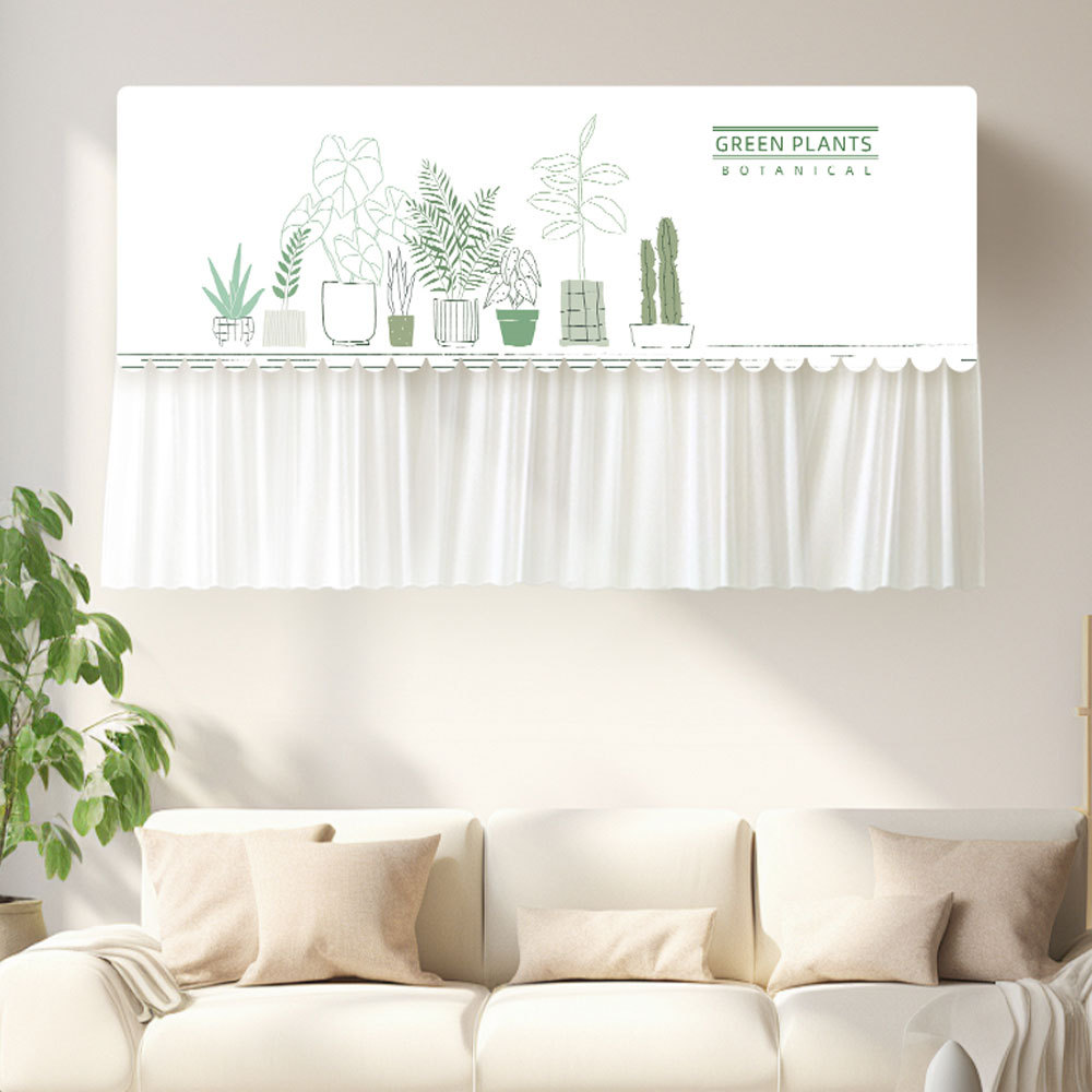 Anti-soplador directo no colgar cortina de aire acondicionado