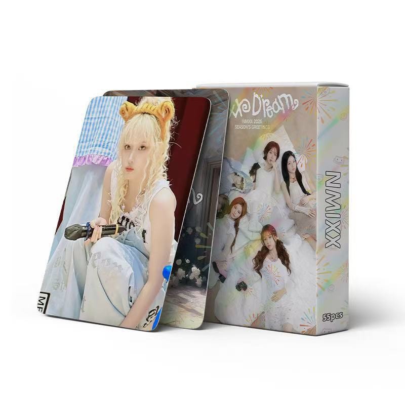 Cadena total, una gran cantidad de stock, 55 hojas de tinta BT SK IVE ATEEZ KPOP, estrellas coreanas alrededor de LOMO