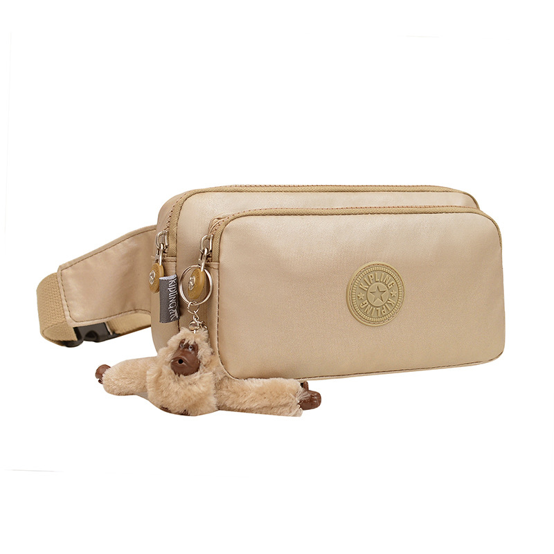 Pecho bolsa de tela impermeable crossbody bolsa brillante mono colgante de compras 2023 nuevo pecho bolsa de drenaje de transmisión en vivo