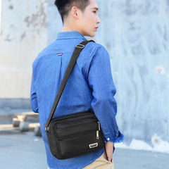 Summer style men's nylon cloth cross-body bag single shoulder men's bag outdoor leisure multi-purpose bag foreign trade style fashionable men's shoulder bag