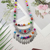 Ethnic accessory, pendant, necklace from pearl, wholesale