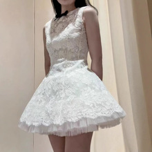 【现货】南油品质 明星同款设计感时尚气质经典款蕾丝蓬蓬裙