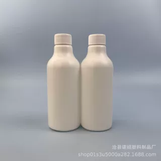 300ml白色避光PE棒球瓶 加厚旋盖分装空瓶 油污净液体包装瓶