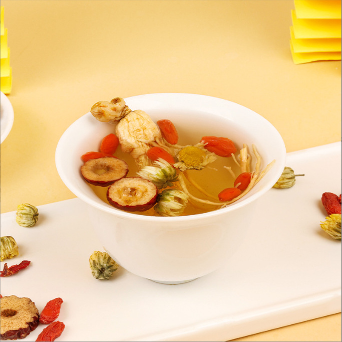 One Stick Ginseng Goji Chrysanthemum Tea with Luo Han Guo Sugar-Free Cold Brew Herbal Blend 10g key features