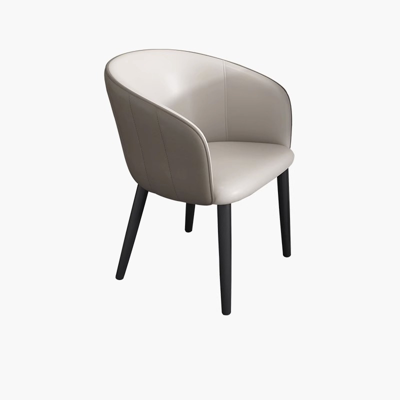 Luz de lujo comedor silla mesa de comedor silla moderna simple ocio respaldo suave bolsa de café silla Hotel negociación silla