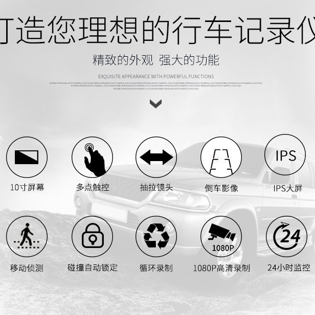 新しい4k hd 10インチ12インチ全画面ストリーミングバックミラードライブレコーダーデュアルレンズ音声制御wifi