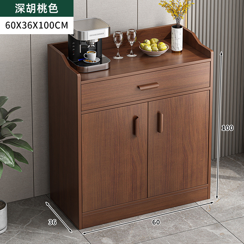 Comedor de té estilo chino sala de estar contra la pared armario de cocina contra la pared armario de almacenamiento con puerta casero multifuncional comedor