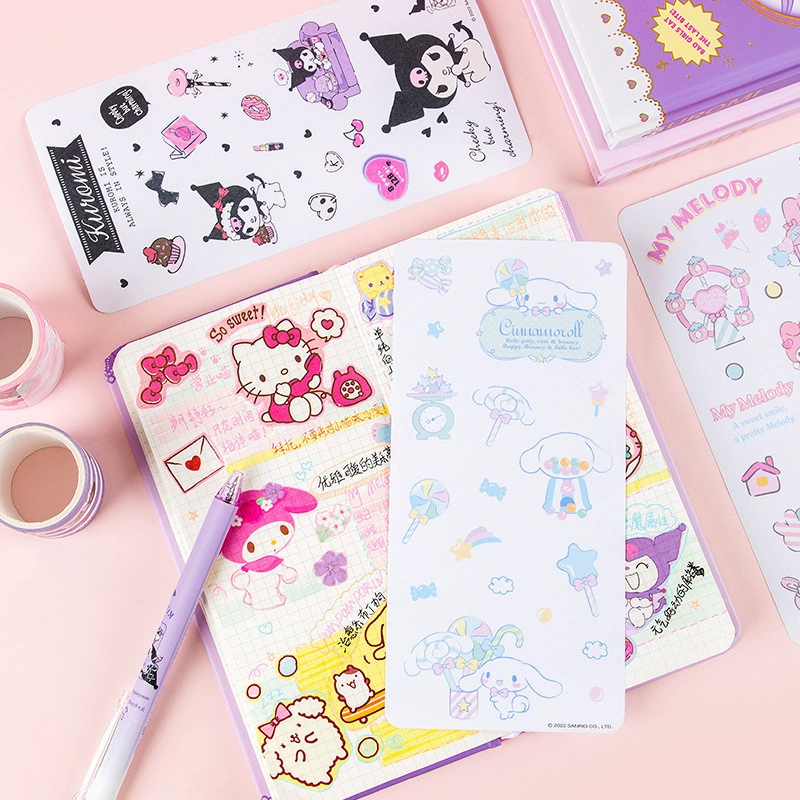 Еженедельный карманный планнер (Sanrio) мини-твердая обложка, дизайны обложек Kuromi/Cinnamoroll/My Melody