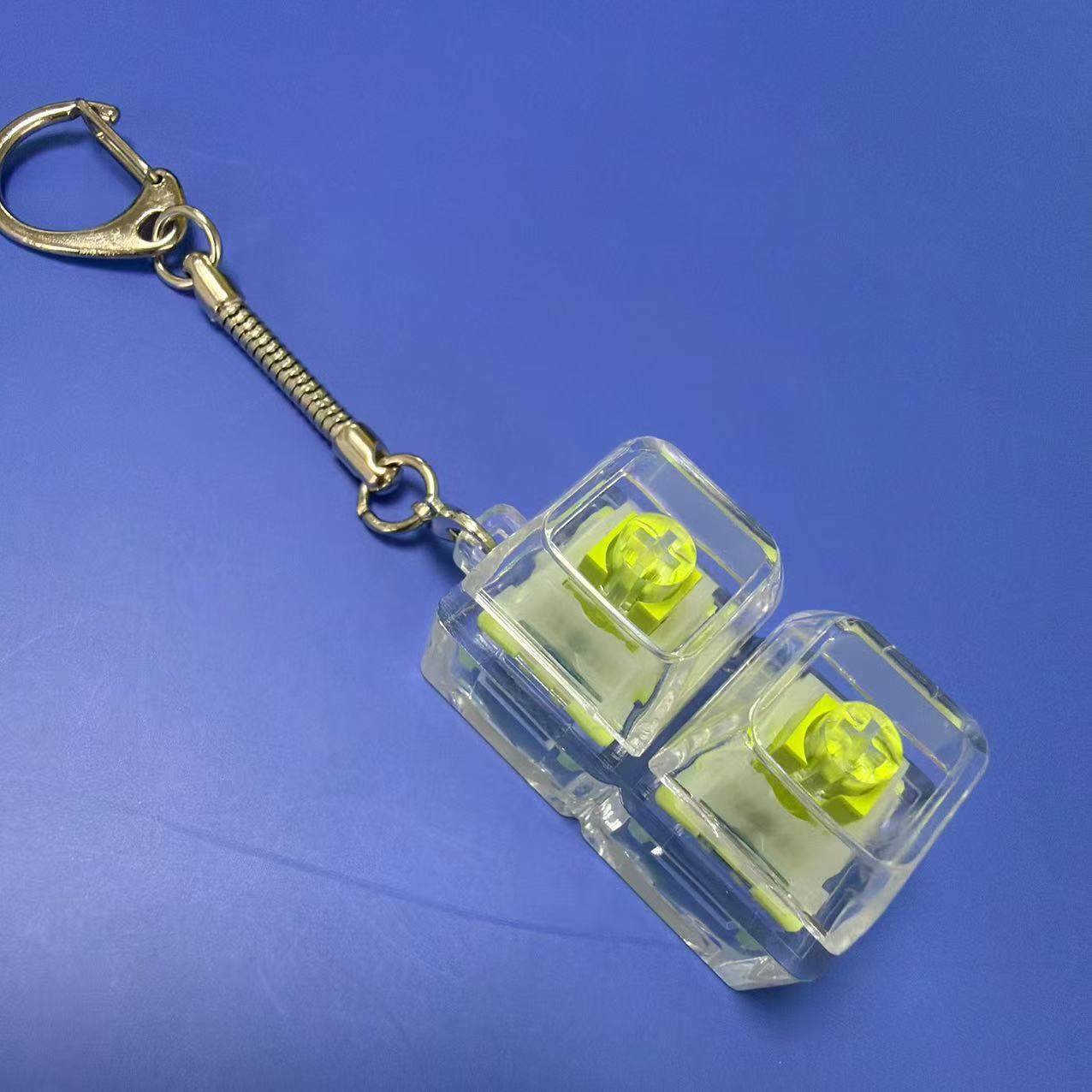 Pc two-key (green axis) snake bone chain