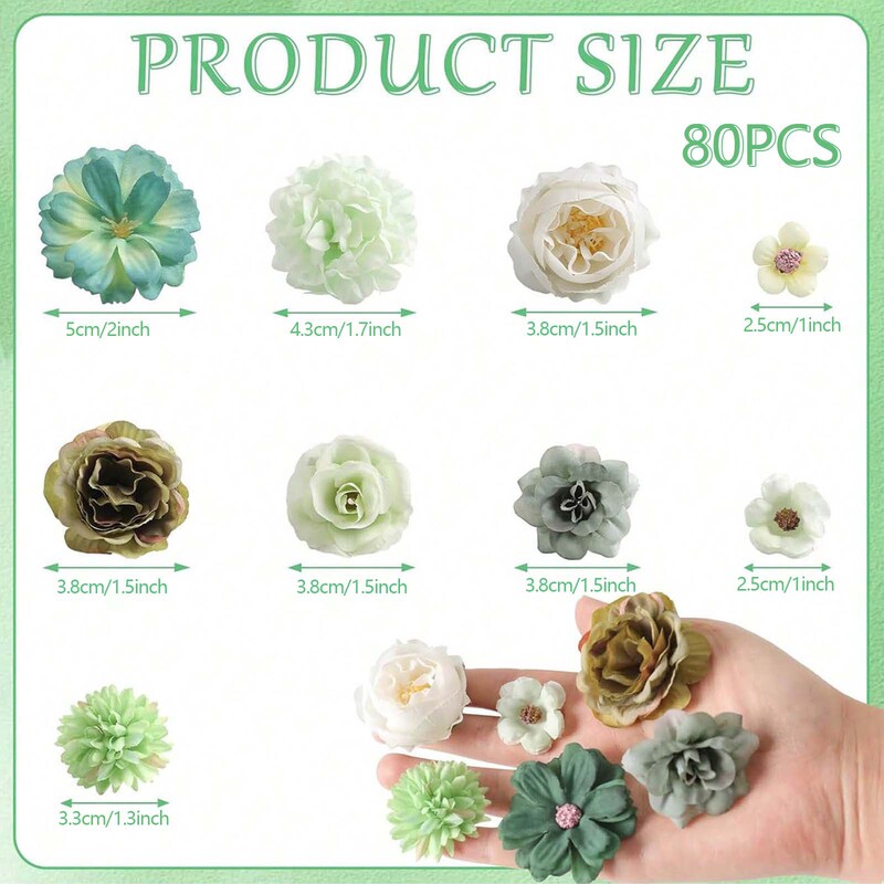 DIY Bridal Decoration Materials Korean-Style Forest-Style Flower Fairy Hair Accessories Simulated Fake Flowers Rose Small Flower Accessories DIY Bridal Decoration Materials Korean-Style Forest-Style Flower Fairy Hair Accessories Simulated Fake Flowers Rose Small Flower Accessories