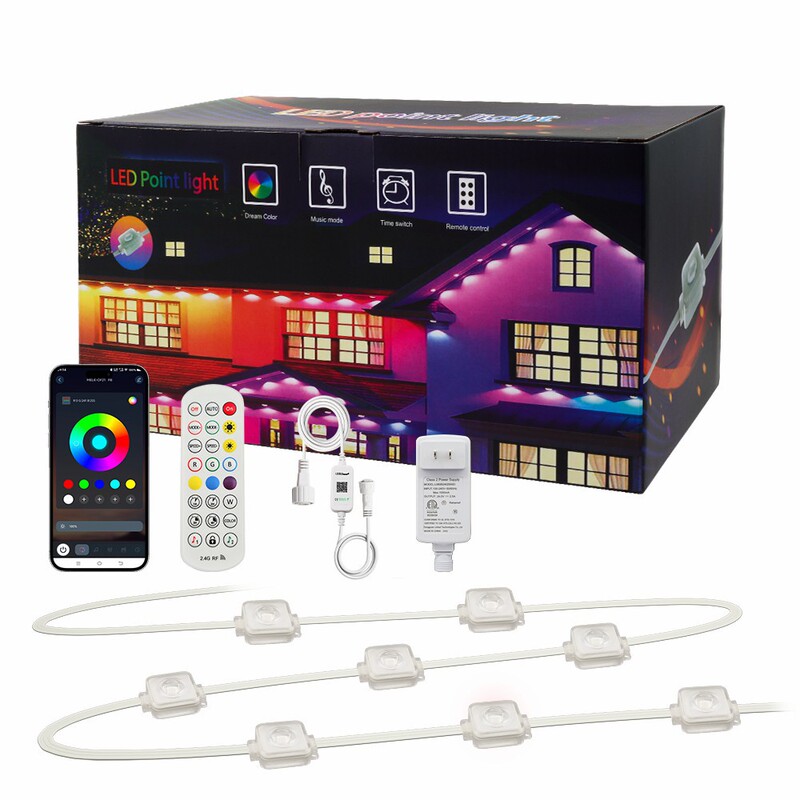 Popular Christmas and Halloween Decorative Eaves Lights, Outdoor Waterproof Ip67 Bluetooth Eaves Lights, Permanent Outdoor Lights Popular Christmas and Halloween Decorative Eaves Lights, Outdoor Waterproof Ip67 Bluetooth Eaves Lights, Permanent Outdoor Lights