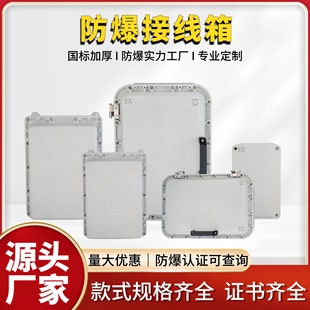 Explosion-Proof Junction Box Distribution Maintenance Bjxip66 Enhanced Explosion-Proof Stainless Steel Aluminum Alloy Explosion-Proof Control Box