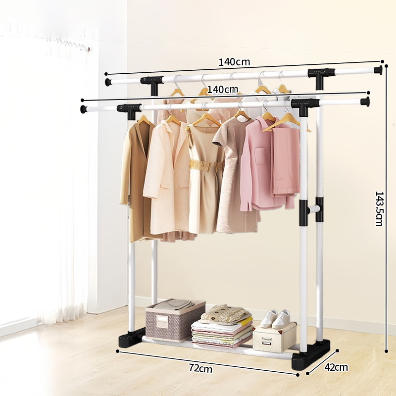 심플 [더블 폴 화이트 더블 확장 스타일] 화이트