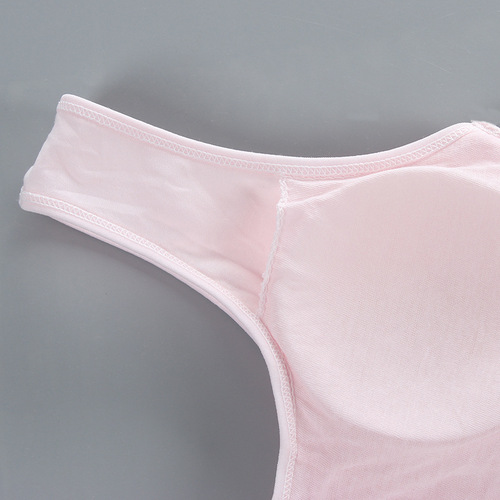 Pure Cotton Backless Bralette Set for Girls, Developmental Stage, Child Summer Bralette Top, 10-12 Years Old