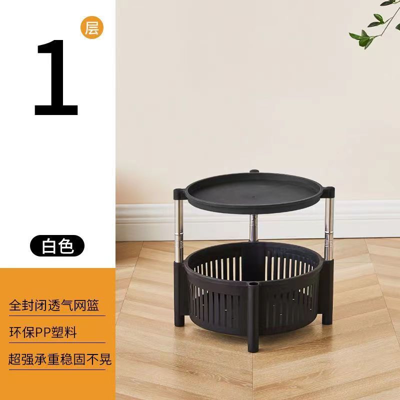 우아한 블랙_단층 [회전형] 높이 30cm, 지름 31cm