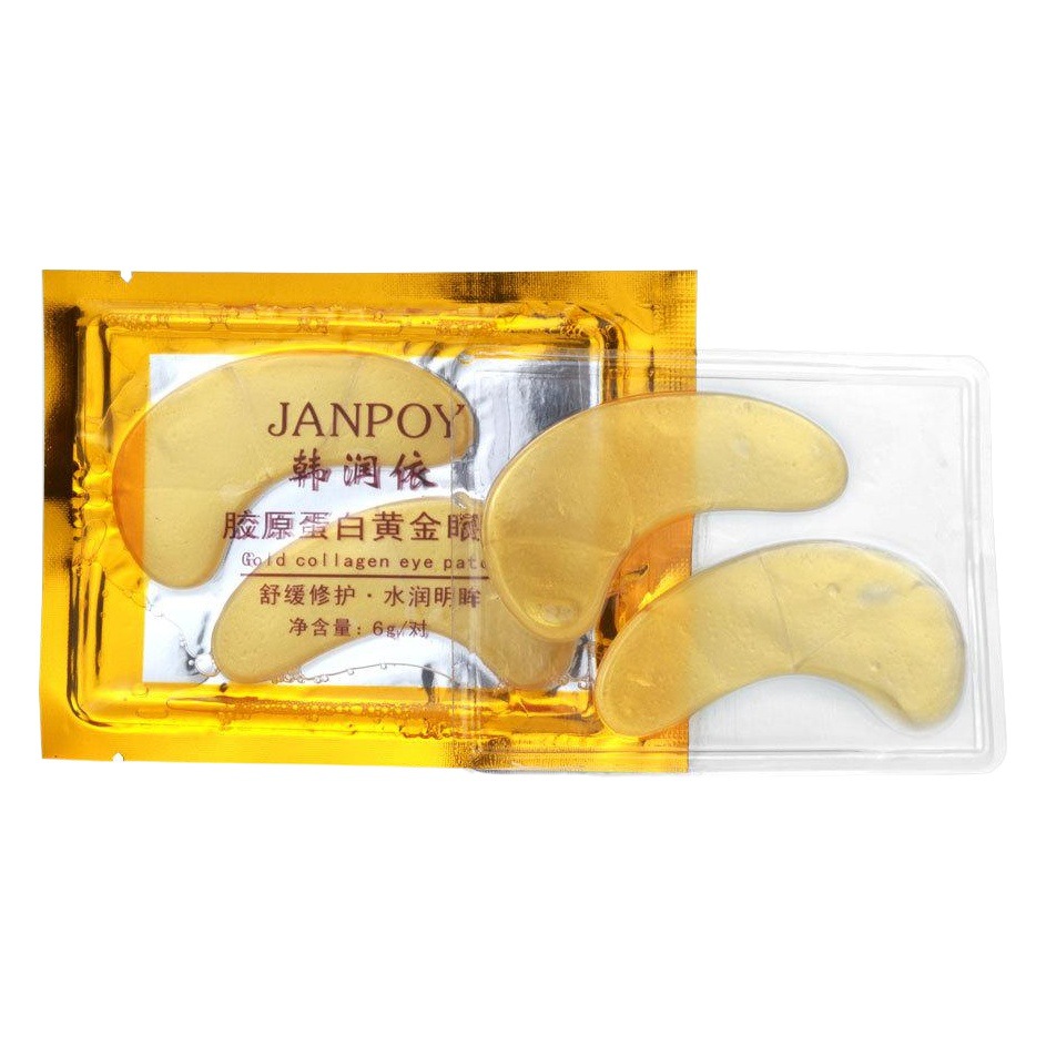Han Runyi Moisturizing Gold Collagen Eye Patch Hydrogel Eye Mask Soothing Repair Firming Hydrating Eye Mask