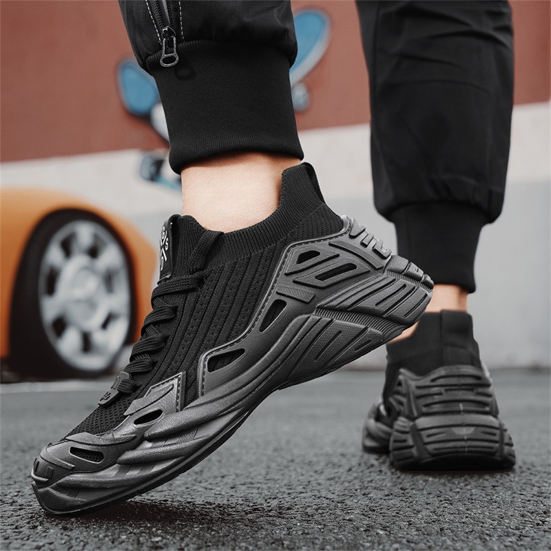 En nombre del verano Feizhi nuevo estilo transpirable y ligero, zapatos deportivos de suela gruesa, ocio al aire libre, zapatos de papá, hombres transfronterizos