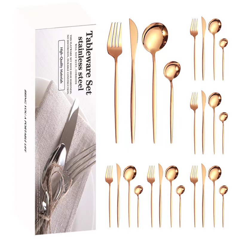 로즈 골드 "치약 상자" 24pcs