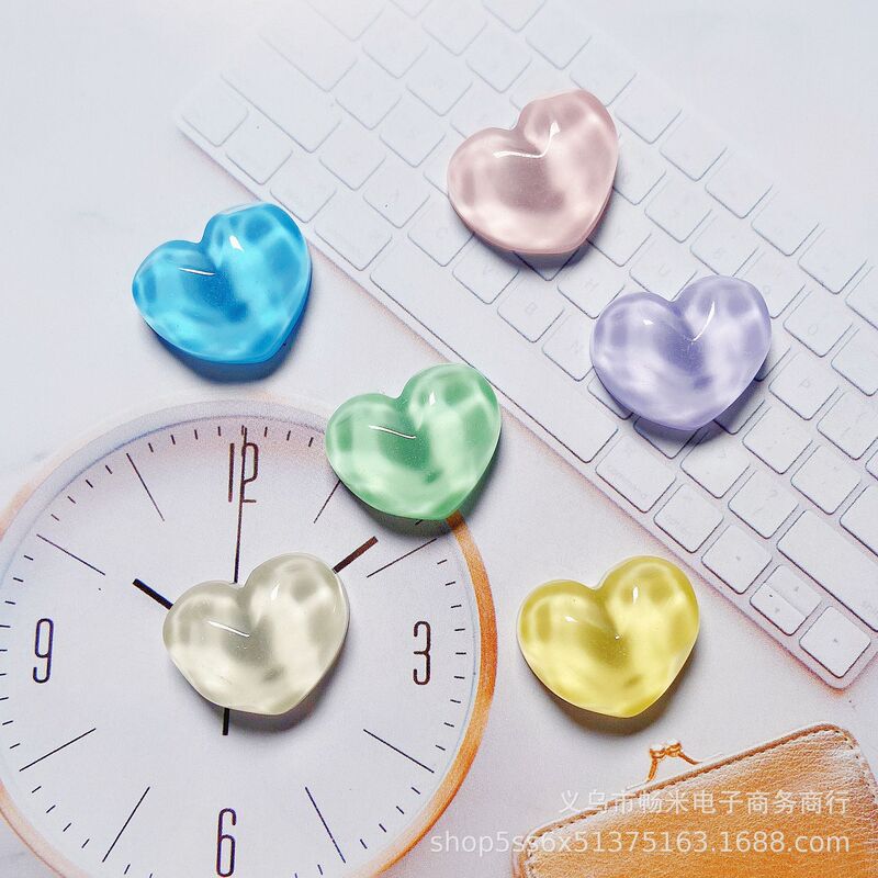日韓愛の幾何学的な水の波紋の純色の樹脂の貼る部品のdiy携帯電話の携帯電話の箱の靴は髪飾りの材料を掛けます。|undefined