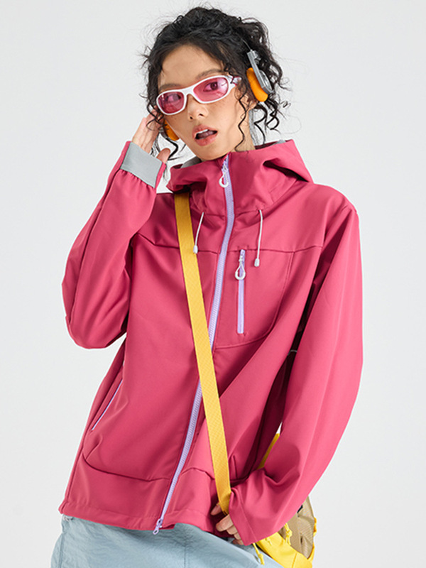 户外软壳冲锋服男女2025秋冬新款潮牌徒步骑行登山夹克防泼水外套|undefined