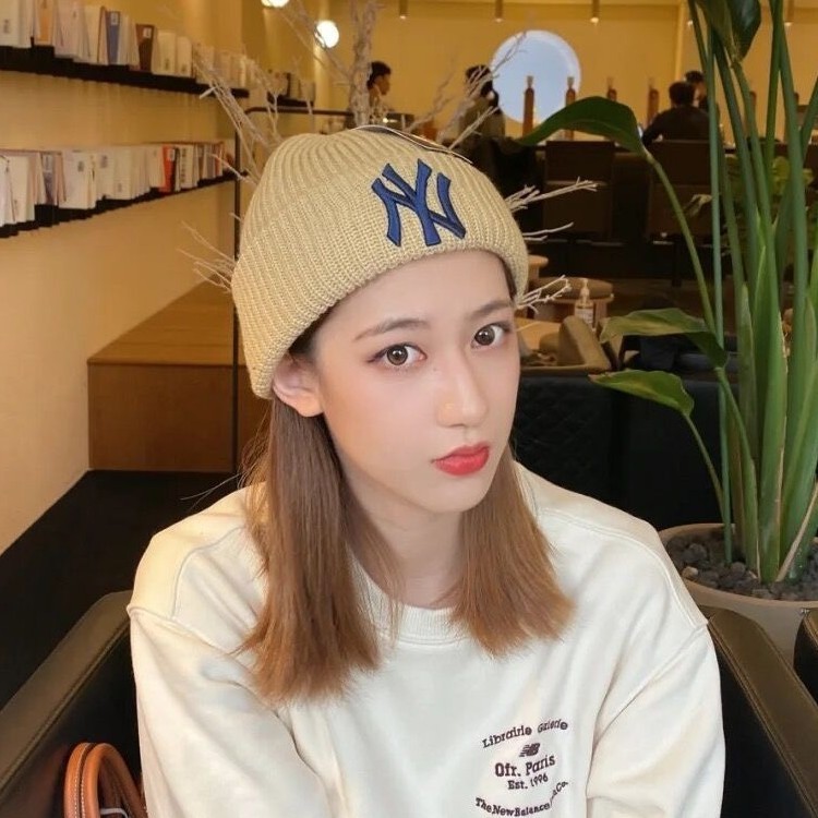 韩国MLB毛线帽秋冬男女同款NY字母刺绣大标保暖针织帽冷帽LA百搭|undefined