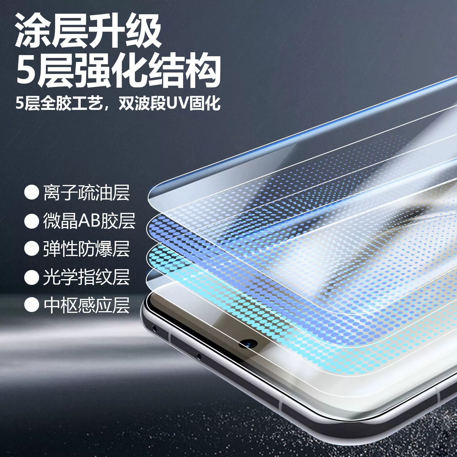 Противоударная матовая плёнка для Huawei Mate60 Pro с ультрафиолетовой защитой Nova12, изогнутый экран полное покрытие - экран Magic6 Honor X100