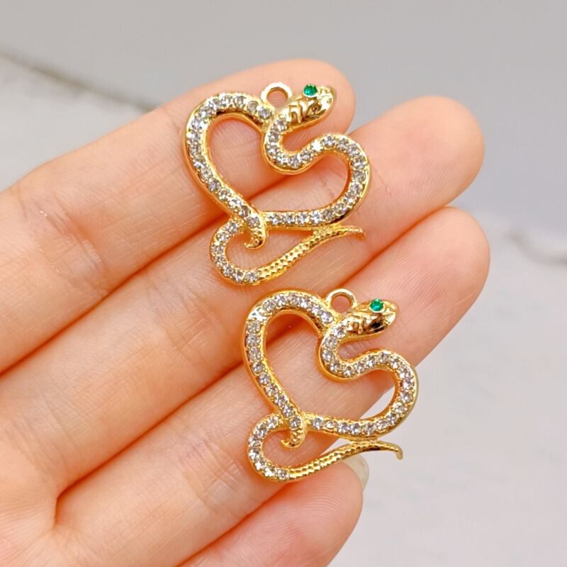 新しいオーシャンシリーズ合金ドリップオイルフィッシュロブスターヘビ形状マルチイヤリングネックレスブレスレットペンダントビーチジュエリー|undefined