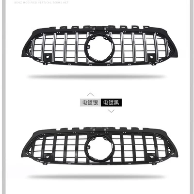 Suitable for Mercedes-Benz C-Class – Zhongwang - 2020-2023-cla-gt-mid-grid-blacksilver-comes-with-amg-logo