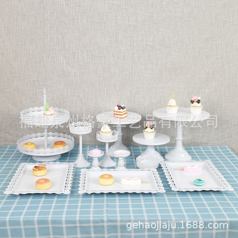 Hotel decoración merienda placa accesorios de la boda soporte de la torta sitio de la boda diseño postre Mesa restaurante postre mesa de exhibición