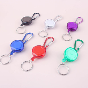 Fishing Equipment Lock Tool Hanging Buckle Plastic Pull Buckle Easy Pull Buckle Fishing Tackle Outdoor Supplies Color Telescopic Buckle Anti-lost