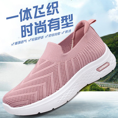 Sports shoes for women 2023 new foreign trade shoes casual soft sole mom shoes fashion socks shoes casual shoes factory direct delivery