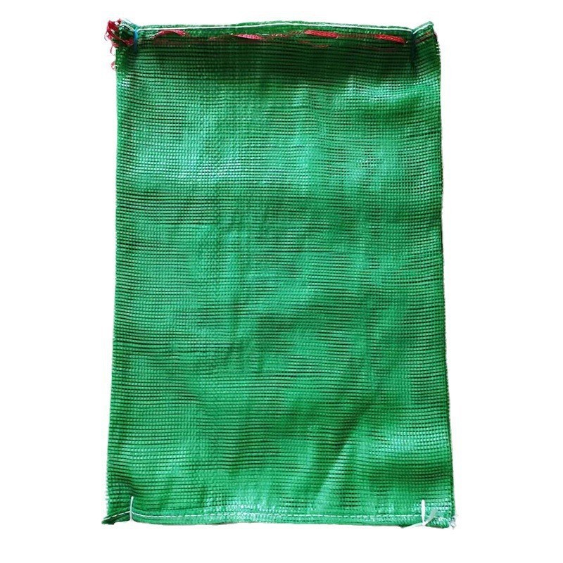 Bolsa de malla verde grande cifrado verduras frutas bolsas de malla abertura de paquete cifrado gran maíz bolsas de malla