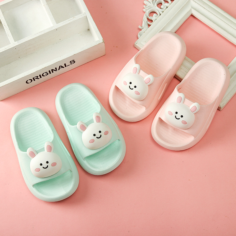 Three dimensional children's cartoon slippers for bathroom
