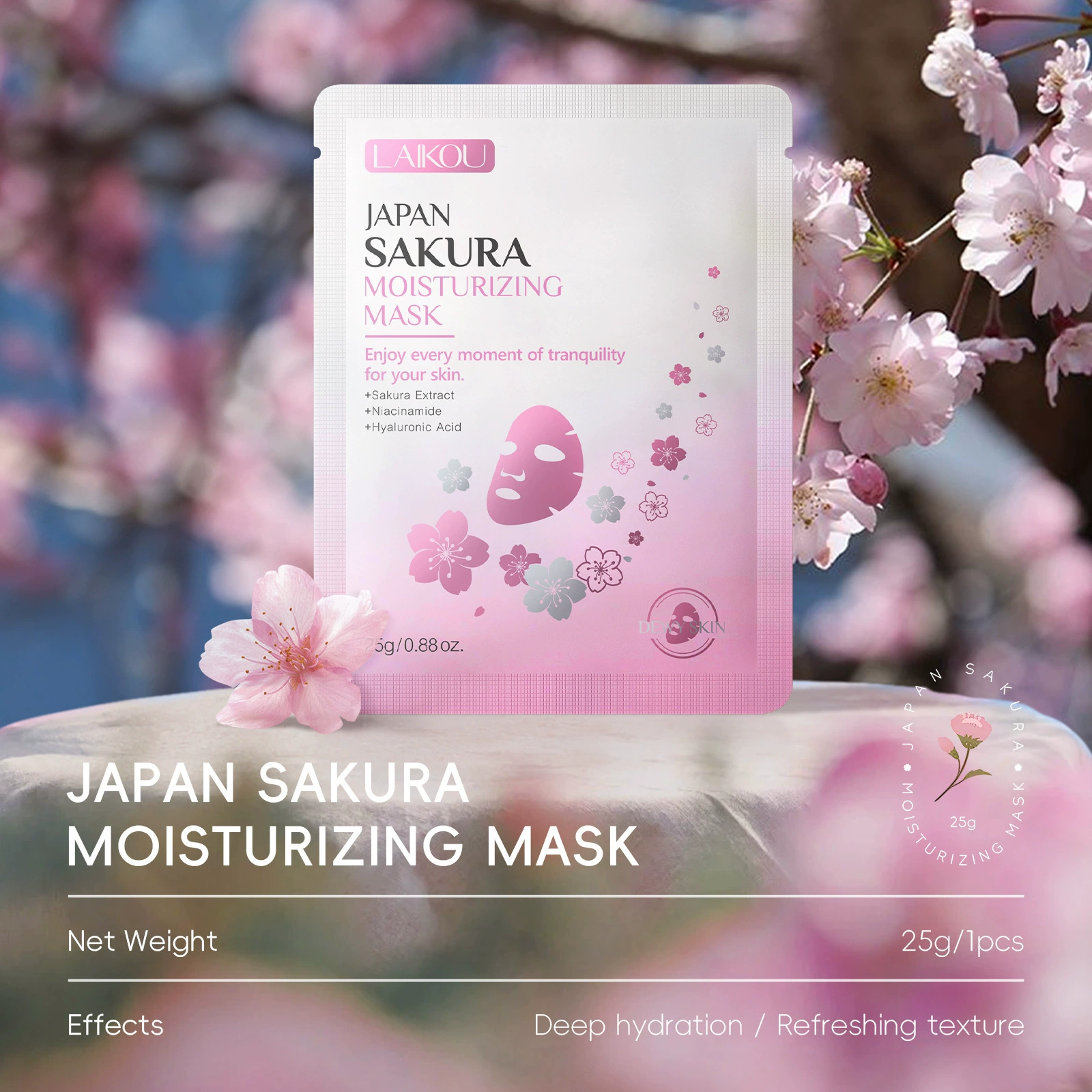 Moisturizing nutritious face mask, 25g, English