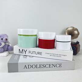 彩色分装膏霜罐50ml 120ml 200ml 分装面霜睡眠面膜卸妆膏泥膜PP
